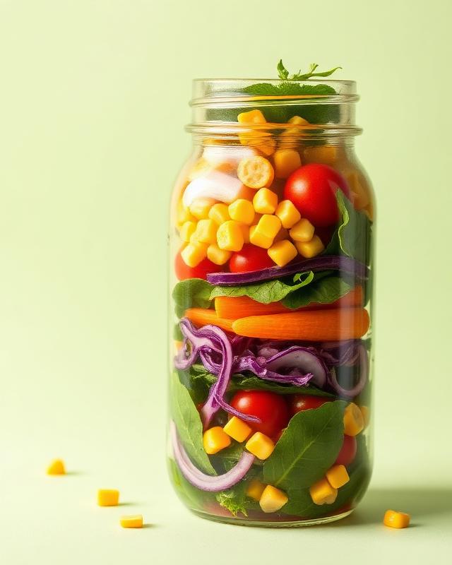 Ensalada refrescante de aderezo cítrico